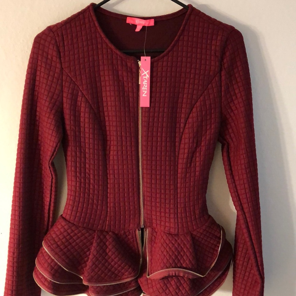 Peplum jacket